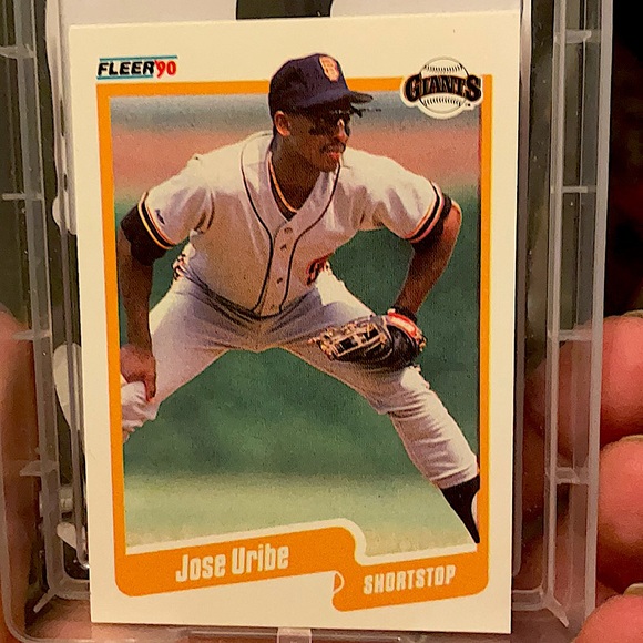 fleer | Other | 99 Fleer Jose Uribe 74 Rare Baseball Card | Poshmark